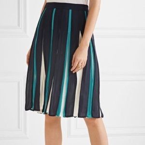 ThredUp NWT Diane Von Furstenberg Melita Pleated Silk Blend Skirt 798207-